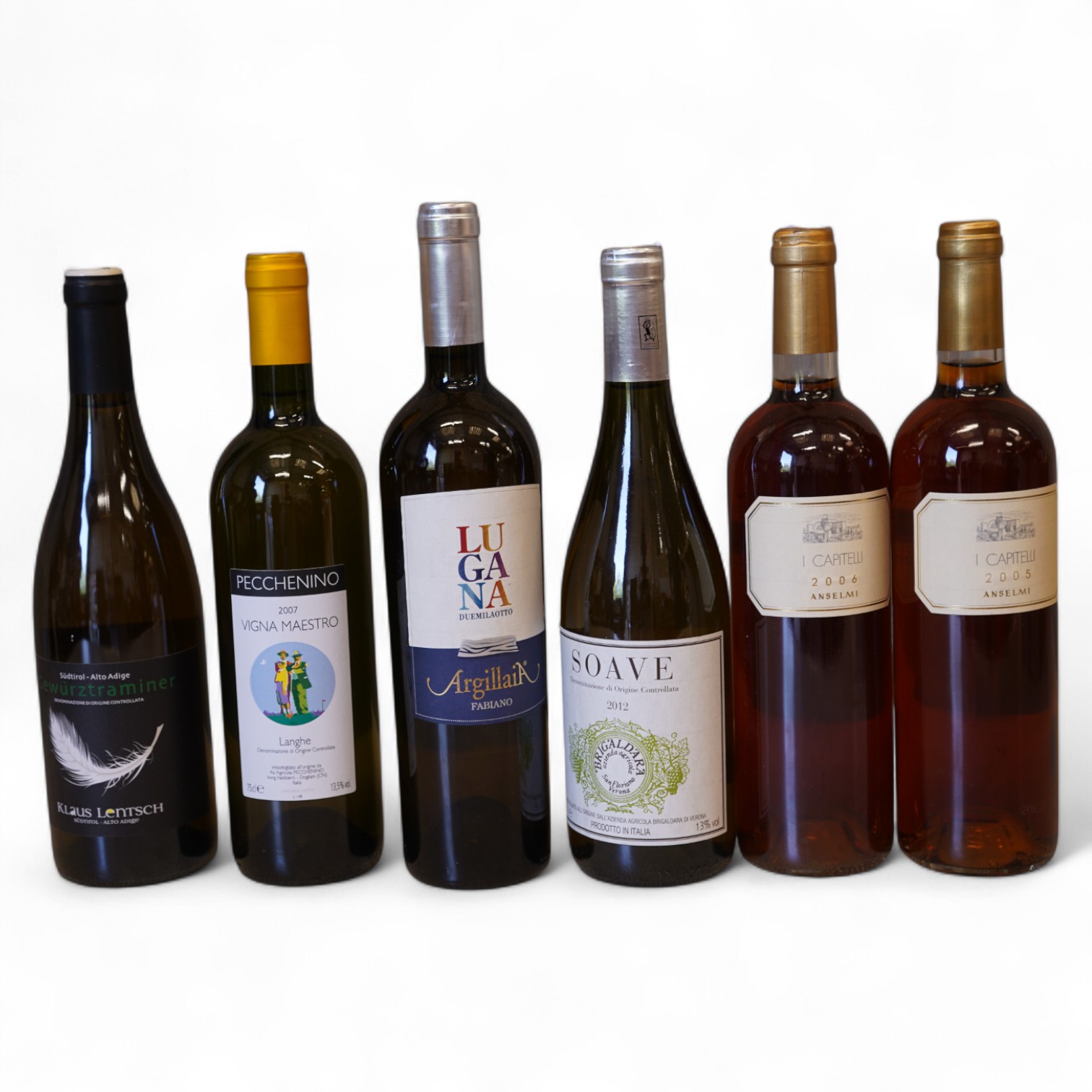 A mixed parcel of Italian white wine